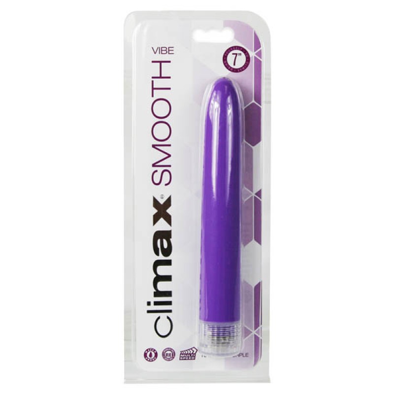 Climax Smooth 7-inch Vibrator - Naughty Purple